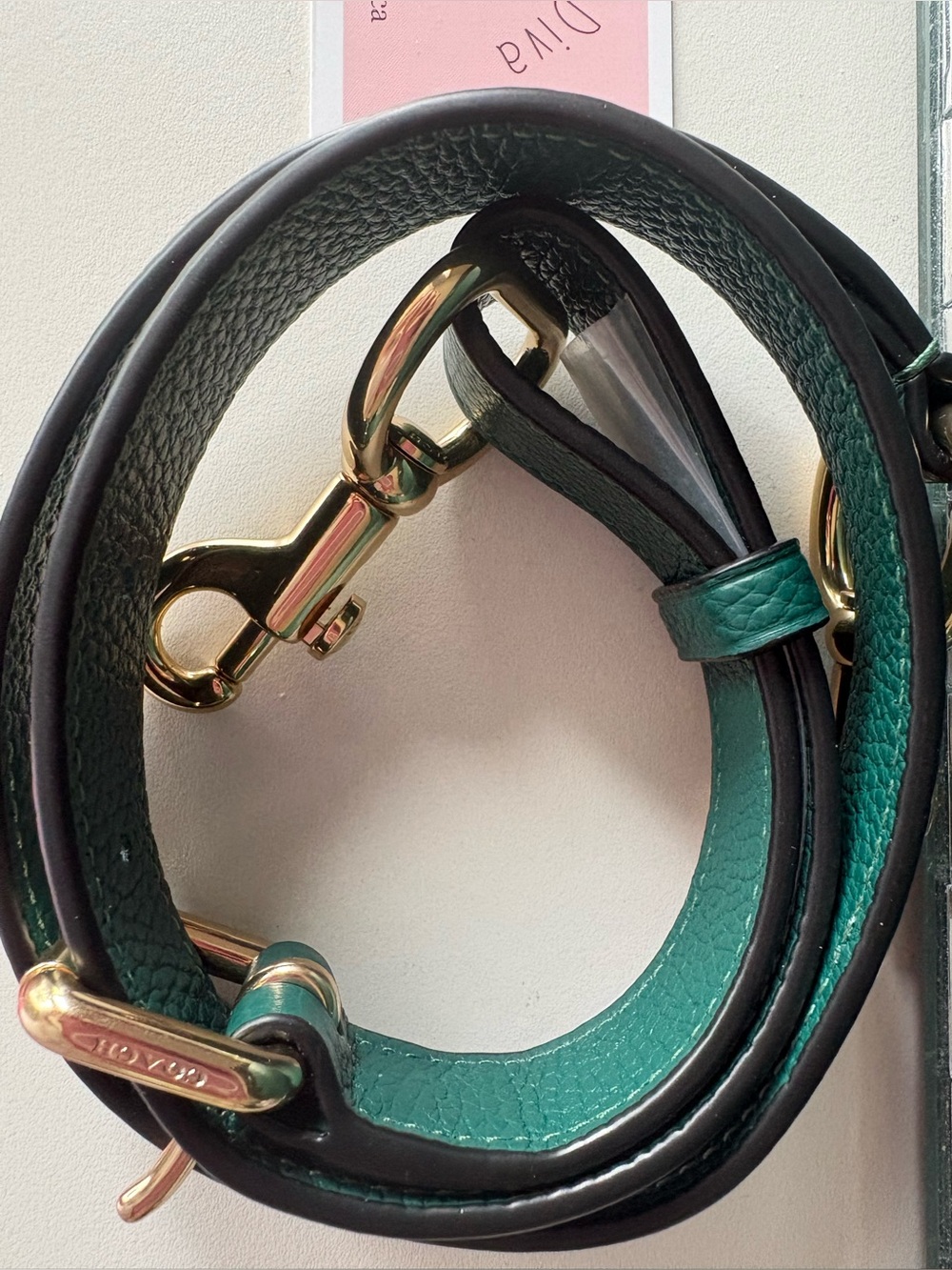 ❌SOLD❌🍀Coach Emerald Green Large Rowan CES11🍀 - Picture 4 of 9